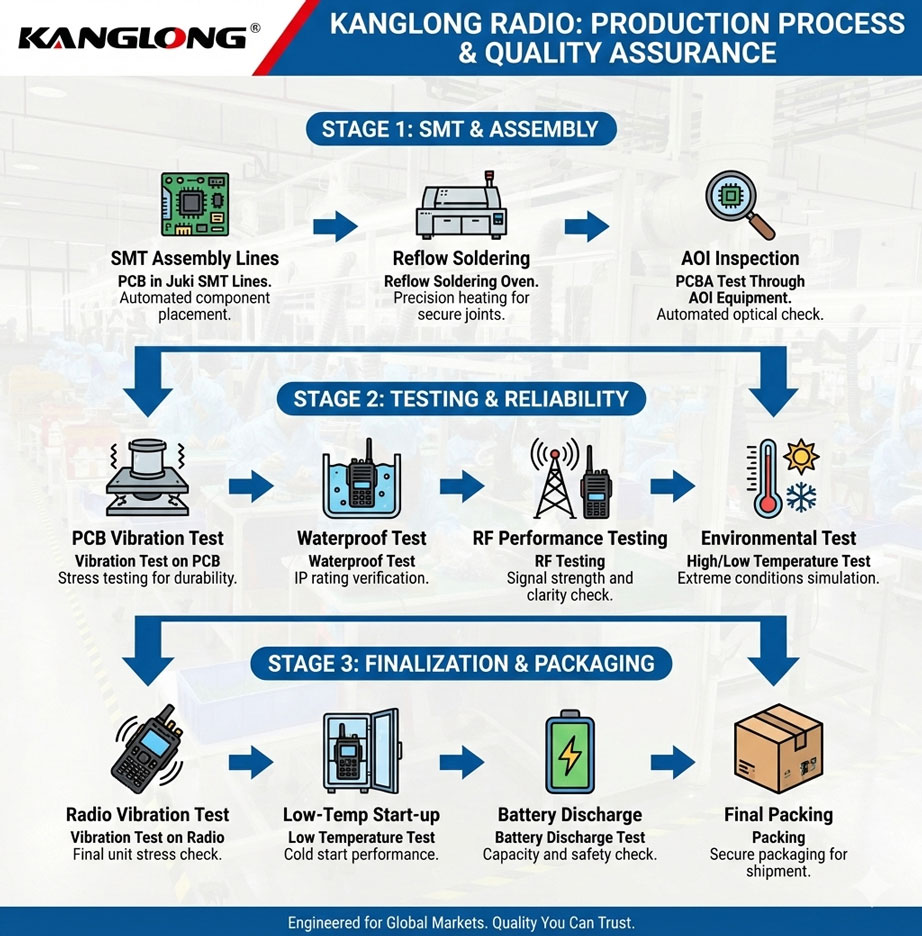 two way radio production process