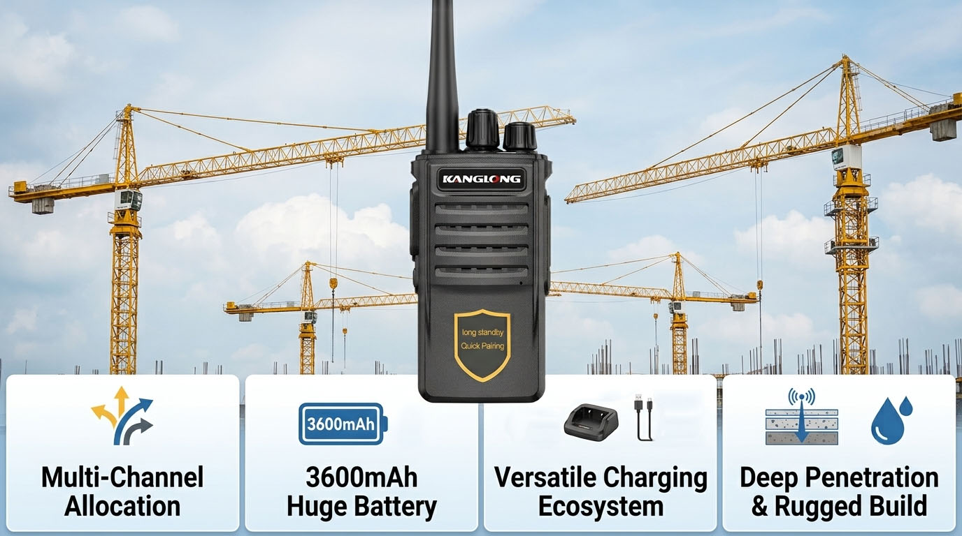 two way radio for construction site